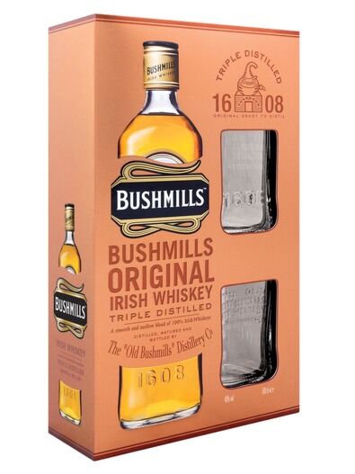 Bushmills The Original Irish Whiskey Glass 