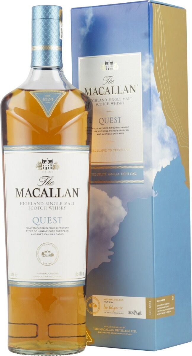 The Macallan Quest Highland Single Malt Scotch Whisky 40 1 0l Buy Spirits Online Eu Wide Delivery