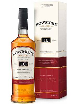 Bowmore 10 Jahre Dark and Intense Islay Single Malt Whisky 40% 1l