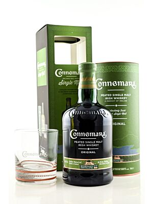 Connemara Peated Irish Single Malt Whiskey inkl. Glas 40% 0,7l