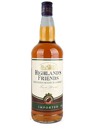 Highlands Friends Blended Scotch Whisky 40% 1.0l