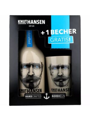 Knut Hansen Dry Gin mit Becher 42% 0,5l 