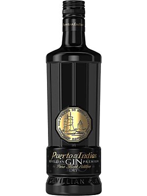 Puerto De Indias Pure Black Edition Dry Gin 0,7 l