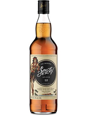 Sailor Jerry Spiced Caribbean Rum based Spirit 40% 1,0l
