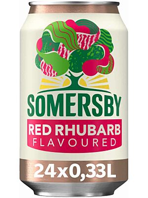 Somersby Red Rhubarb Cider 4,5% 24x0,33 liter